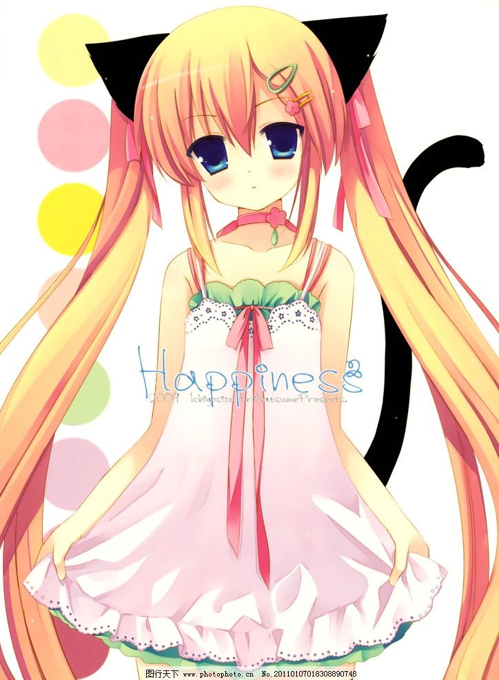 有猫耳朵的动漫人物女,这个图是什么动漫的人物?有知道的么?