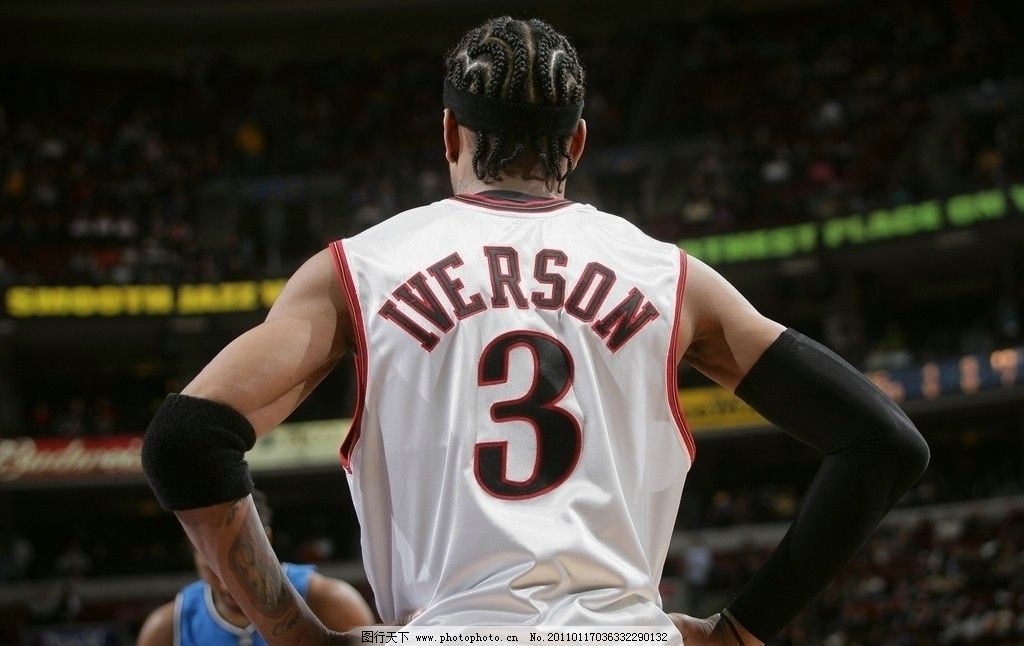 NBA艾弗森原版高清大图图片