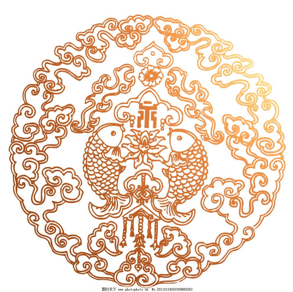 年素材 花纹 古典花纹 中国风 png素材 花边花纹 底纹边框 设计 118
