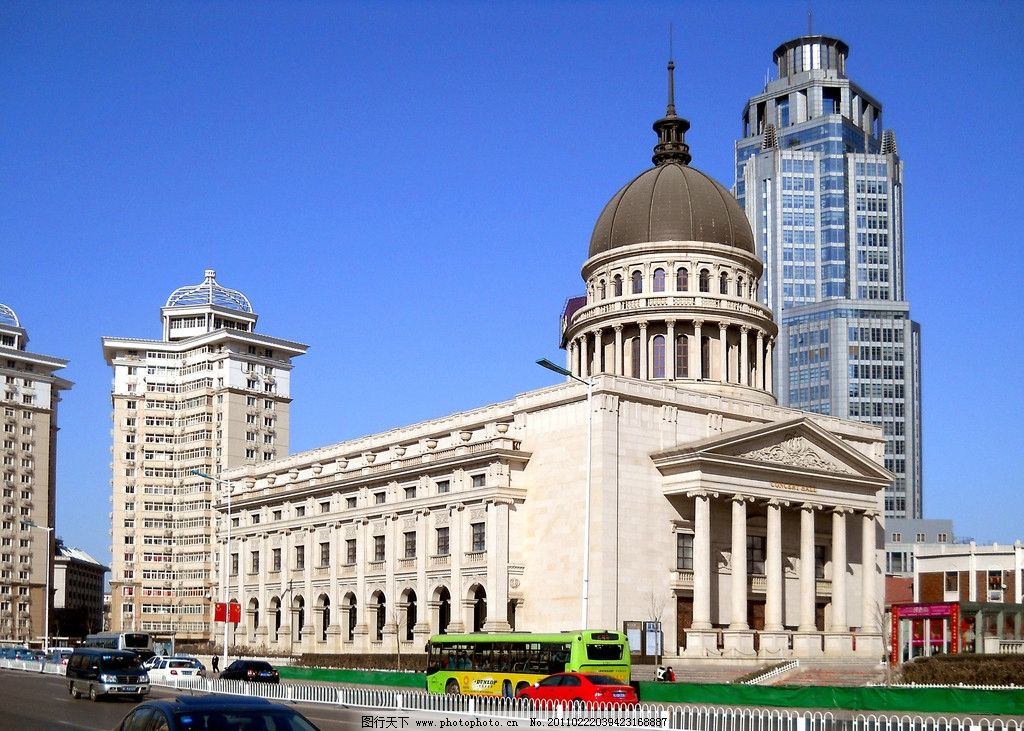 天津音乐厅全景 欧式建筑 欧式风格 西洋建筑 古典主义 建筑装饰
