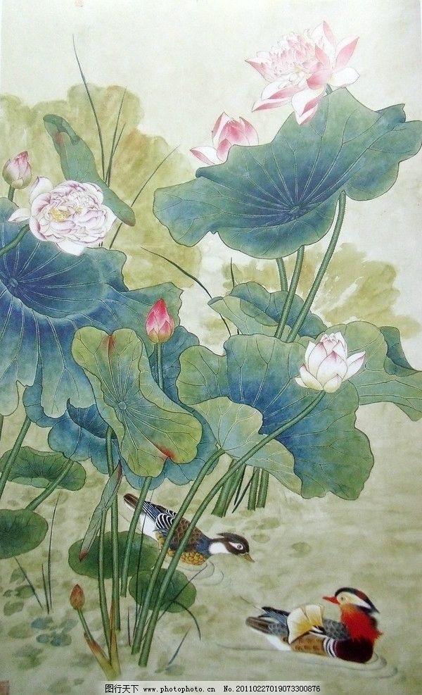 国画工笔画桃花