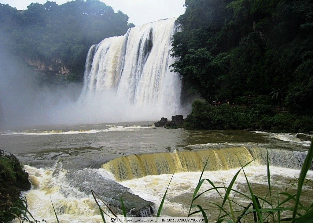 黄果树瀑布图片,贵州 亚洲最大的瀑布 贵州第一